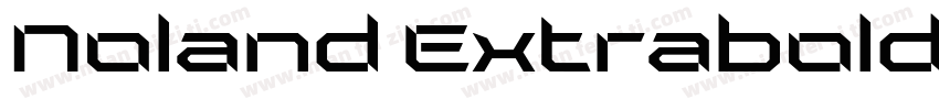 Noland Extrabold字体转换